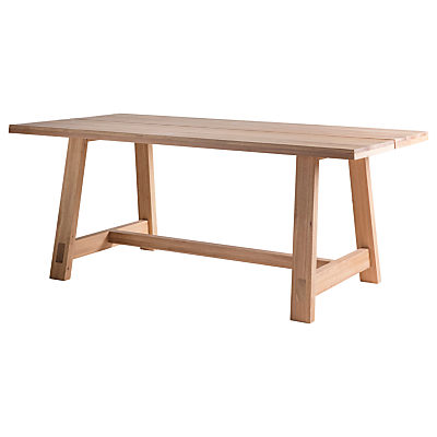 Hudson Living Kielder 6 Seater Dining Table, Oak